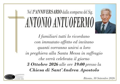 1° Anniversario