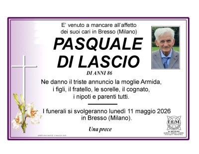 ANNUCIO LUTTO DI LASCIO