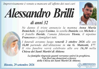 ANNUNCIO Alessandro Brilli