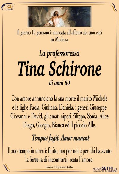 ANNUNCIO COMMISSIONE_Tina Schirone_Modena senza foto