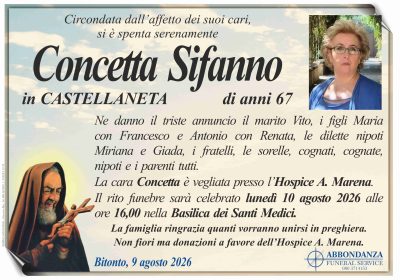 ANNUNCIO - CONCETTA SIFANNO