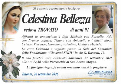 ANNUNCIO Celestina Bellezza