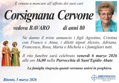 ANNUNCIO Corsignana Cervone