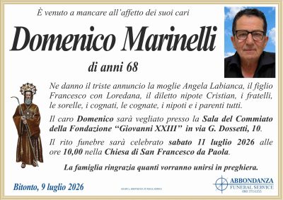 ANNUNCIO Domenico Marinelli