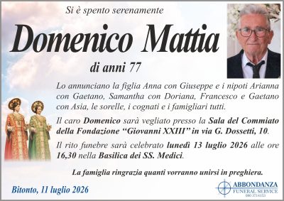 ANNUNCIO Domenico Mattia