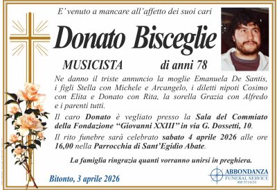 ANNUNCIO Donato Bisceglie