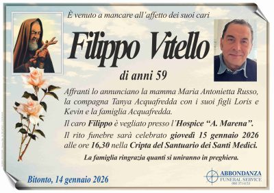 ANNUNCIO - Filippo Vitello