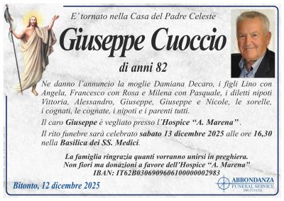 ANNUNCIO Giuseppe Cuoccio