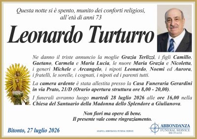 ANNUNCIO Leonardo Turturro