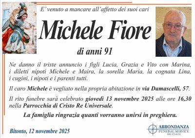 ANNUNCIO Michele Fiore