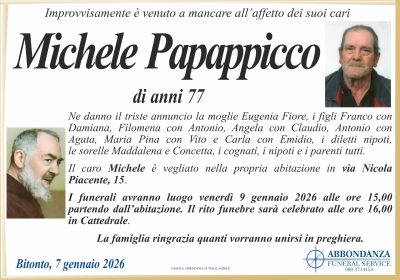 ANNUNCIO Michele Papappicco