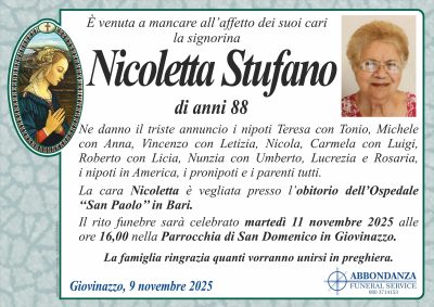 ANNUNCIO - Nicoletta Stufano