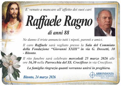 ANNUNCIO Raffaele Ragno