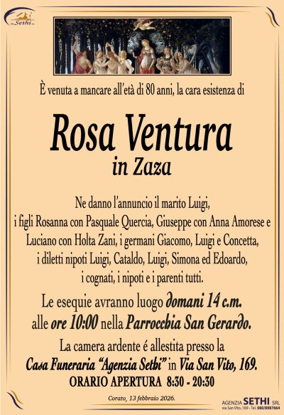 ANNUNCIO Rosa Ventura in Zaza senza foto