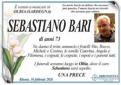 ANNUNCIO - SEBASTIANO BARI