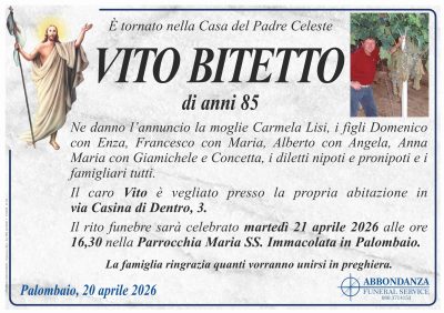 ANNUNCIO - VITO BITETTO