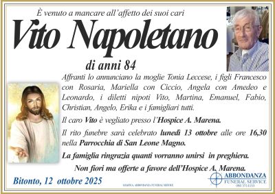 ANNUNCIO VITO NAPOLETANO