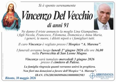 ANNUNCIO Vincenzo Del Vecchio