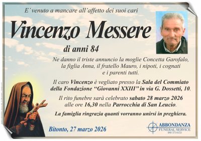ANNUNCIO Vincenzo Messere