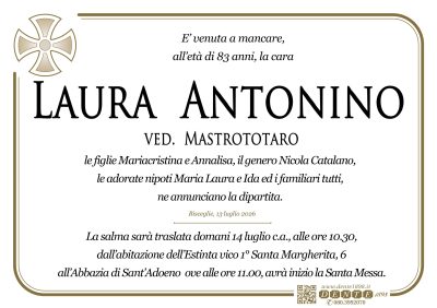 Antonino Laura - Croce tonda
