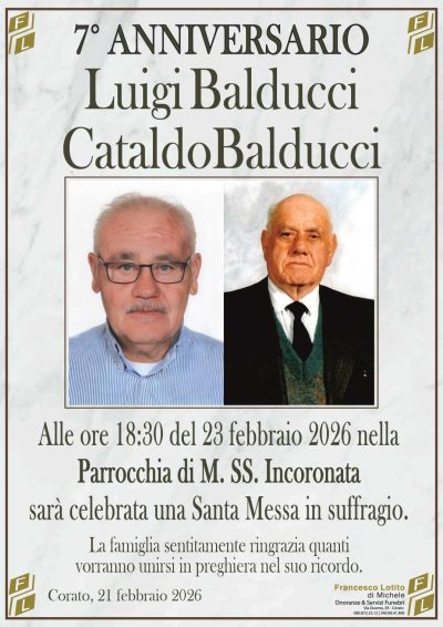 BALDUCCI Luigi e Cataldo 7° anniversario FL NUOVO LOGO FL OK