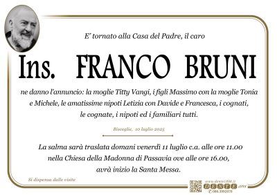 Bruni Francesco - Annuncio