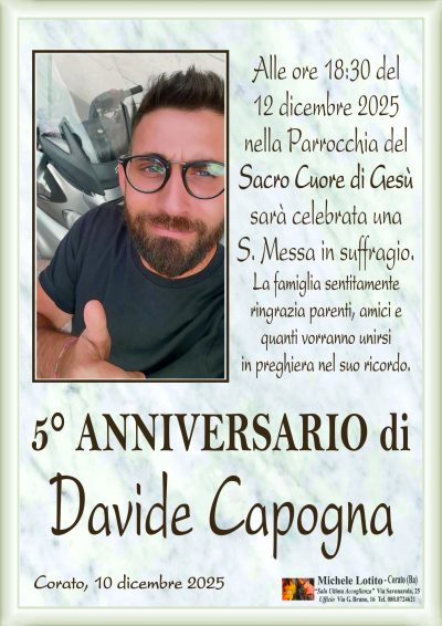CAPOGNA Davide 5° Anniversario ML