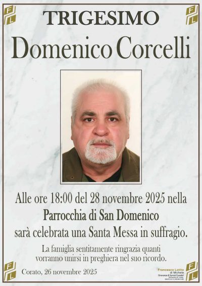 CORCELLI Domenico trigesimo FL NUOVO LOGO FL OK