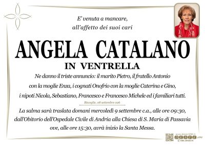Catalano ANgela - Croce tonda da obitorio andria