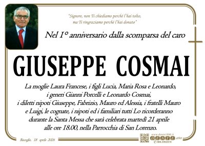 Cosmai Giuseppe - Croce semplice