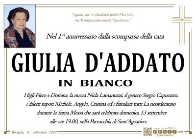 D'Addato Giulia - Croce Grande