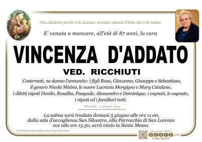 D'Addato Vincenza- Sant'Antonio