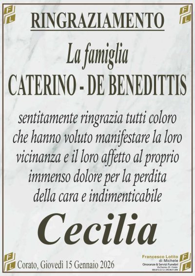 DE BENEDITTIS Cecilia ringraziamento FL MARMO LOGO OK