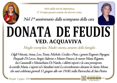 De Feudis Donata - Mad dell'Altomare