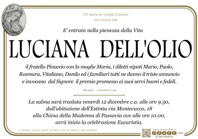 Dell'Olio Luciana - Madonna con il bambinoù