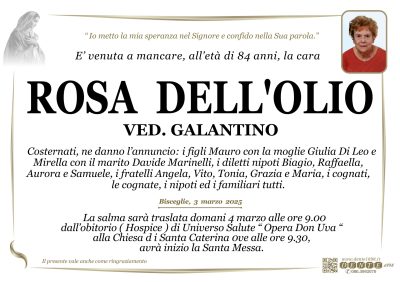 Dell'Olio Rosa - Mad Nuova - spostamento Hospice - chiesa