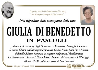 Di Benedetto Giulia - Padre Pio nel tondo