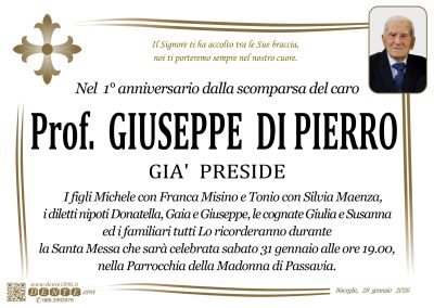 Di Pierro Giuseppe - Croce Firenze