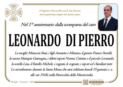 Di Pierro Leonardo - Croce nel tondo