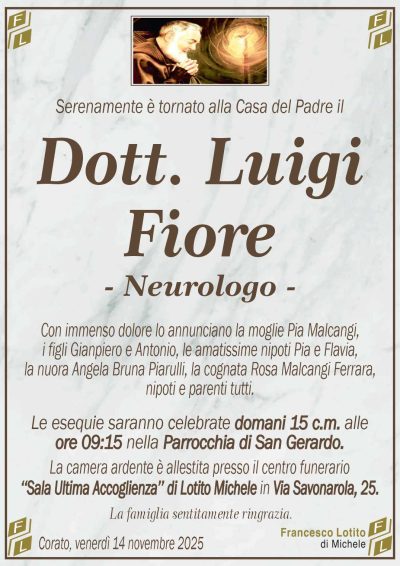 FIORE Luigi ANNUNCIO FL MARMO CL