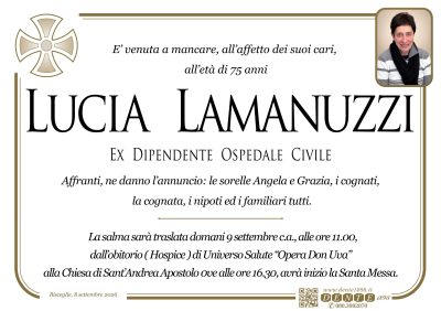 LAMANUZZI LUCIA - Croce tonda - Rsa Madre Pia