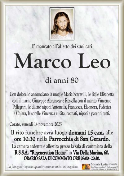LEO Marco ANNUNCIO ML CL
