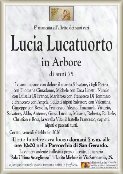 LUCATUORTO Lucia ANNUNCIO ML cl