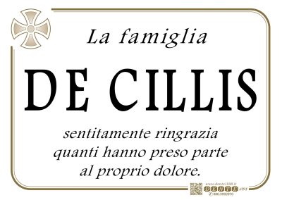 La Fam De Cillis - Croce nel tondo