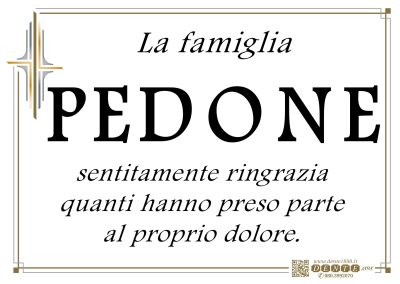 La Fam Pedone - Croce Papale