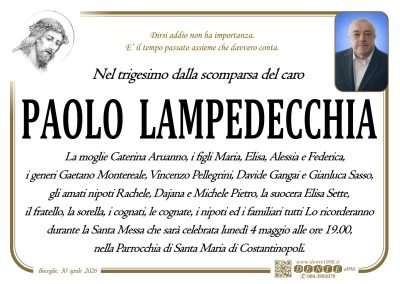 Lampedecchia Paolo - Cristo puntini