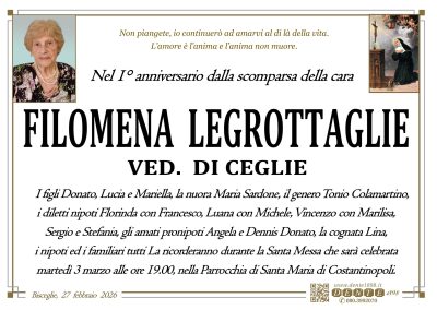 Legrottaglie Filomena - Santa Rita