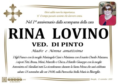 Lovino Rina - Croce Firenze