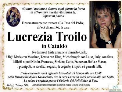 Lucrezia Troilo annuncio SLOW