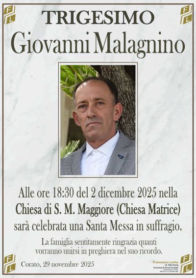 MALAGNINO Giovanni trigesimo FL NUOVO LOGO FL OK